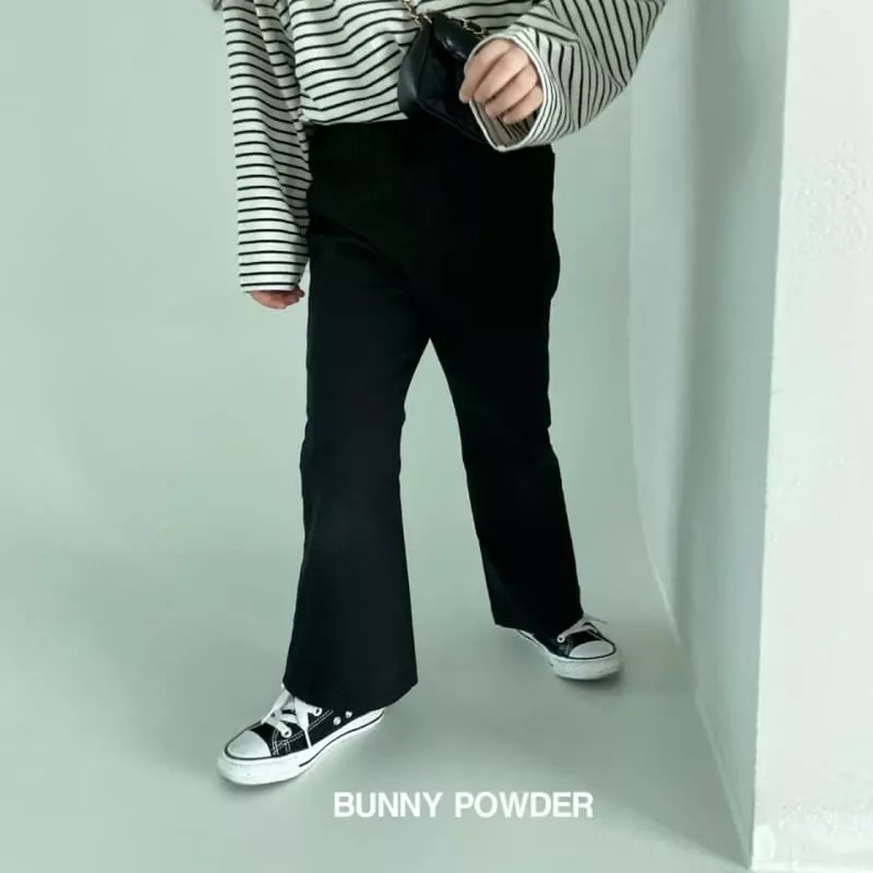 Bunny Powder - Korean Children Fashion - #Kfashion4kids - Semi Bootscut Pants - 3