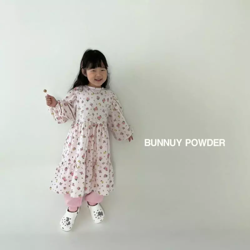 Bunny Powder - Korean Children Fashion - #Kfashion4kids - Camellia One-piece - 3
