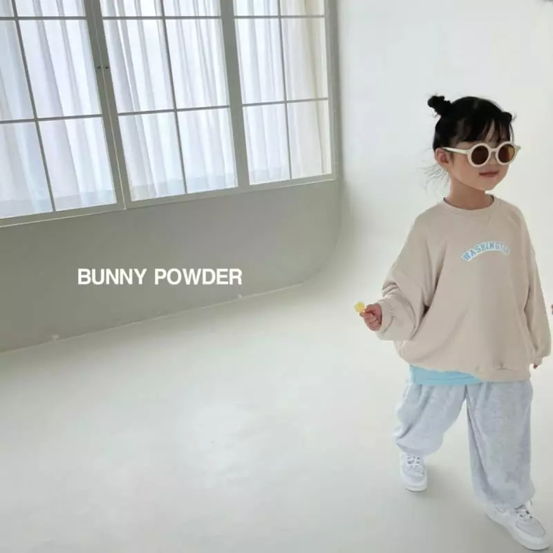 Bunny Powder - Korean Children Fashion - #childofig - Terry Pants - 7