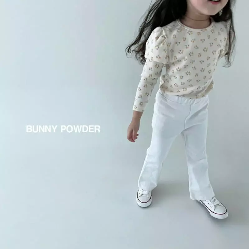 Bunny Powder - Korean Children Fashion - #childrensboutique - Jia Puff Tee - 3