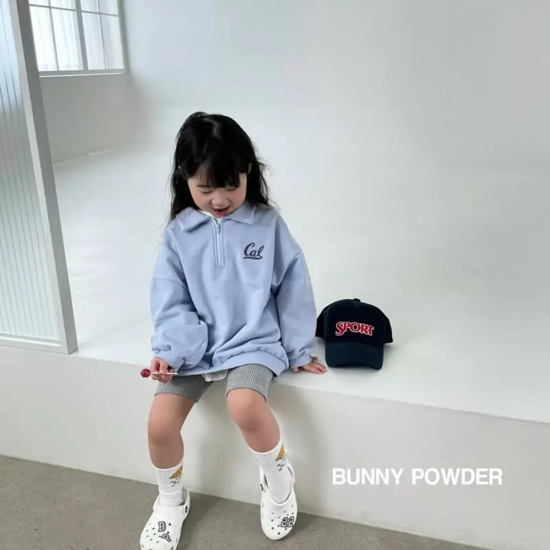 Bunny Powder - Korean Children Fashion - #childrensboutique - Celly Half Zip-up Sweatshirt