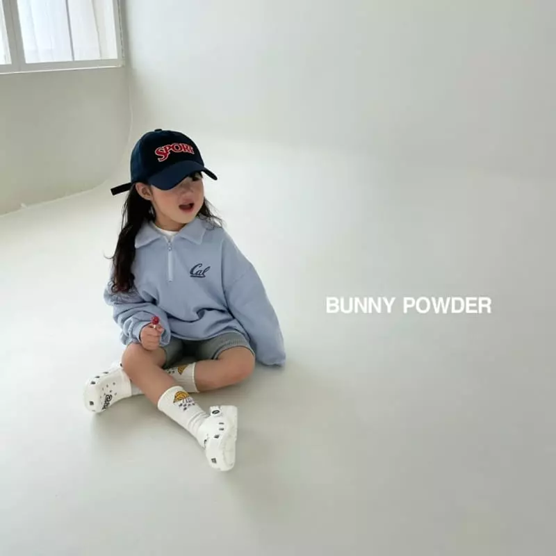 Bunny Powder - Korean Children Fashion - #designkidswear - Celly Half Zip-up Sweatshirt - 2