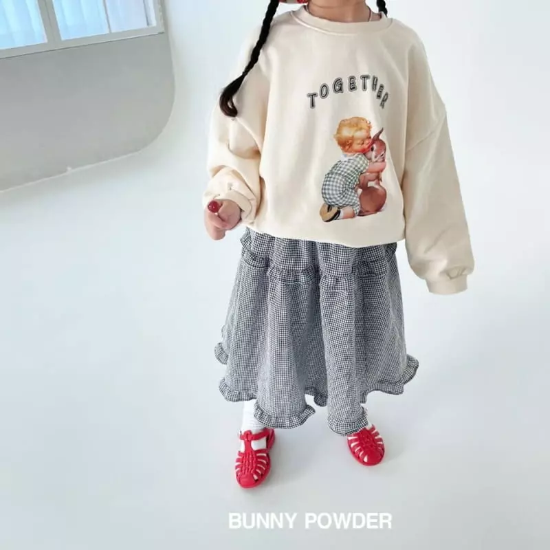 Bunny Powder - Korean Children Fashion - #kidsshorts - Hog Sweatshirt - 2