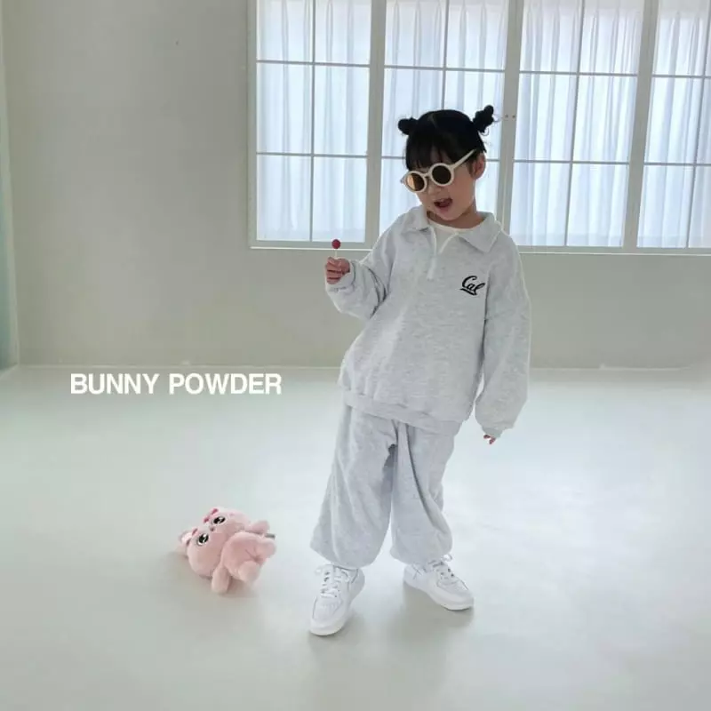 Bunny Powder - Korean Children Fashion - #kidsstore - Celly Half Zip-up Sweatshirt - 6