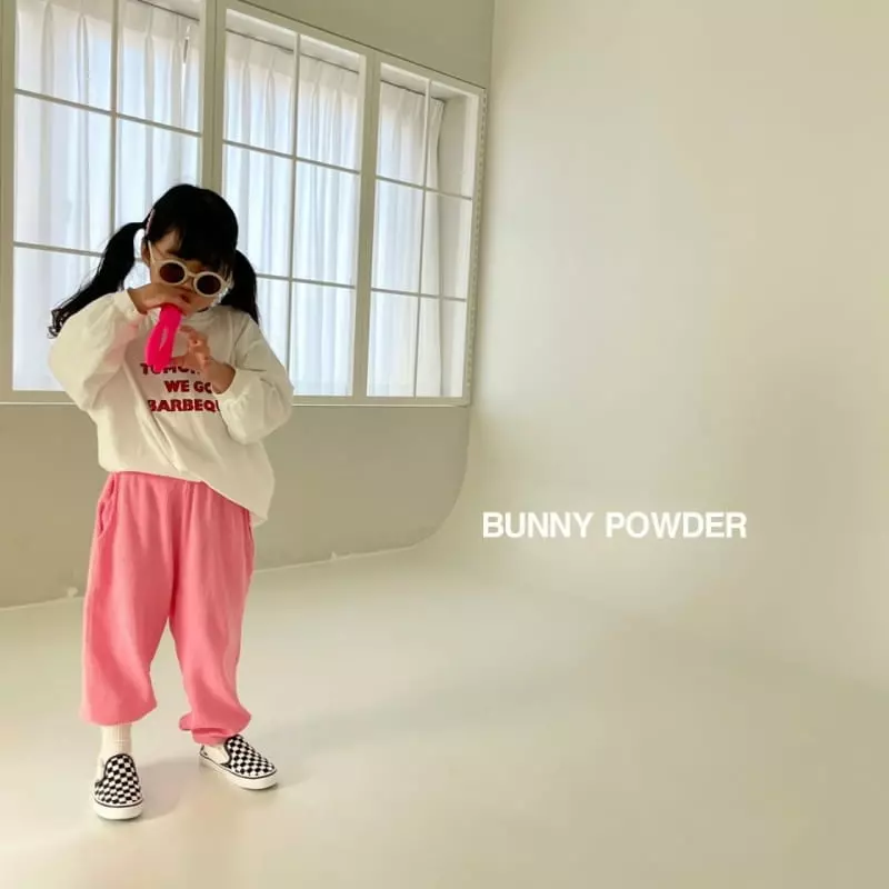 Bunny Powder - Korean Children Fashion - #kidzfashiontrend - Waffle Pants
