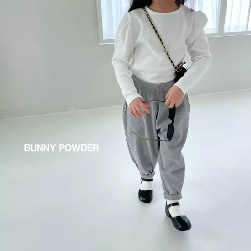 Bunny Powder - Korean Children Fashion - #kidzfashiontrend - Jia Puff Tee - 9
