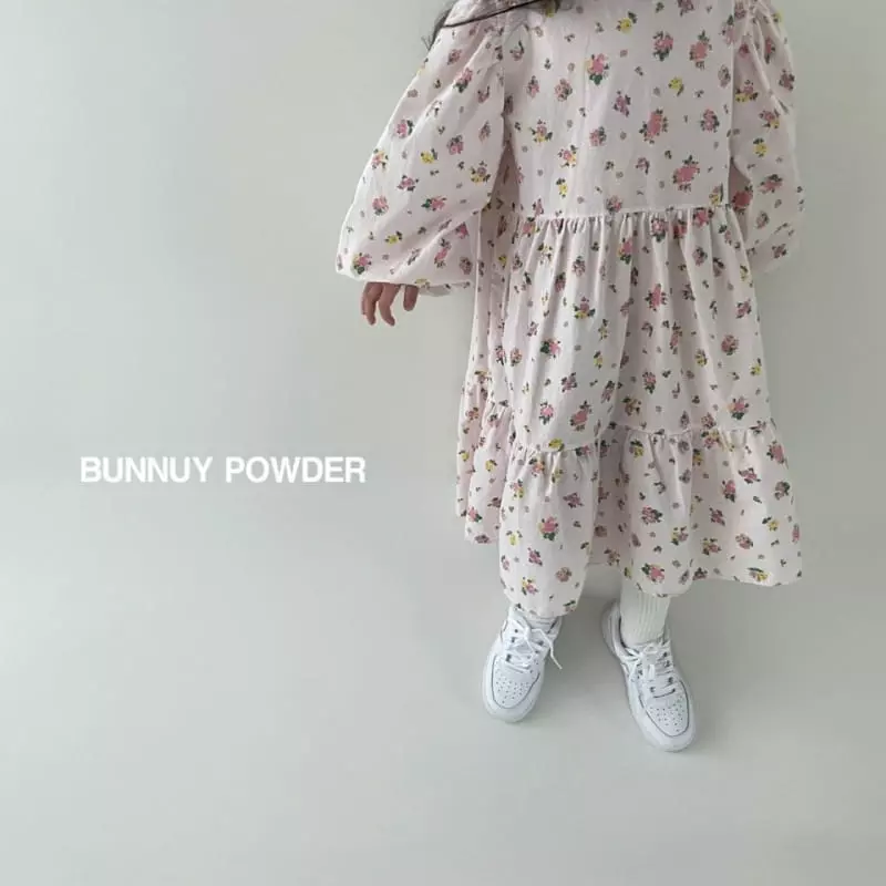Bunny Powder - Korean Children Fashion - #kidzfashiontrend - Camellia One-piece - 2
