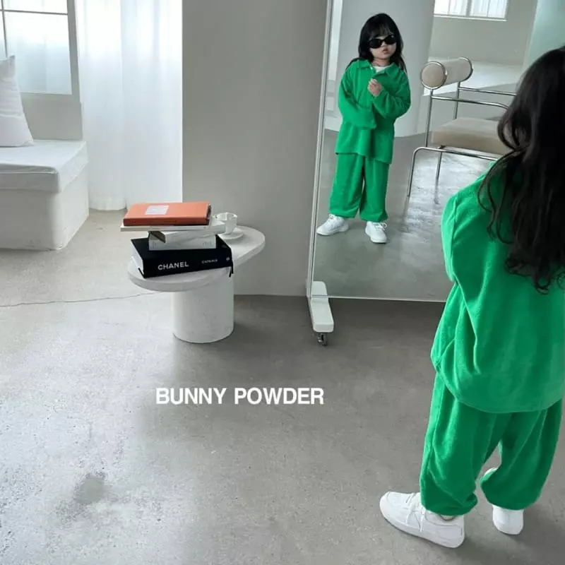 Bunny Powder - Korean Children Fashion - #littlefashionista - Terry Pants - 2