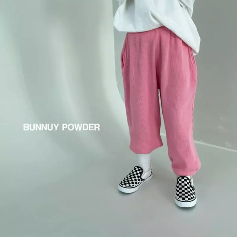 Bunny Powder - Korean Children Fashion - #prettylittlegirls - Waffle Pants - 6