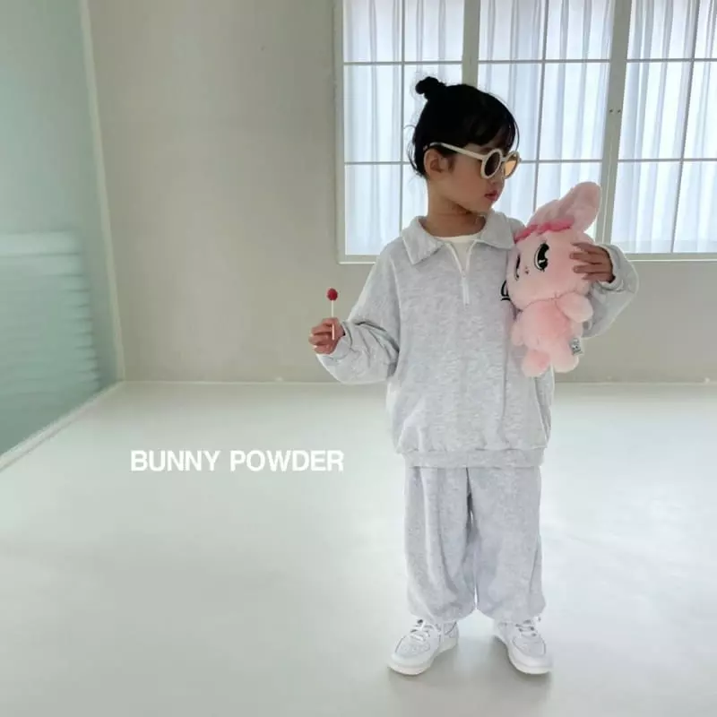 Bunny Powder - Korean Children Fashion - #prettylittlegirls - Celly Half Zip-up Sweatshirt - 12