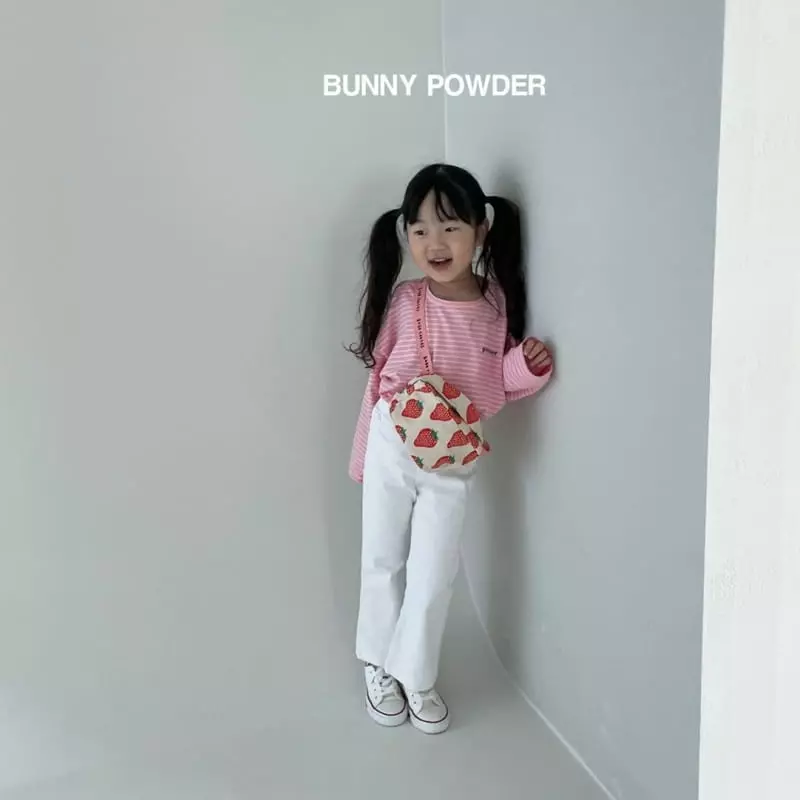 Bunny Powder - Korean Children Fashion - #toddlerclothing - Powder Tee - 12