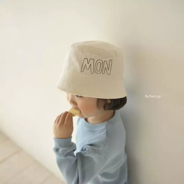 Buttercup - Korean Children Fashion - #Kfashion4kids - School Bear Reversible Bucket Hat - 3