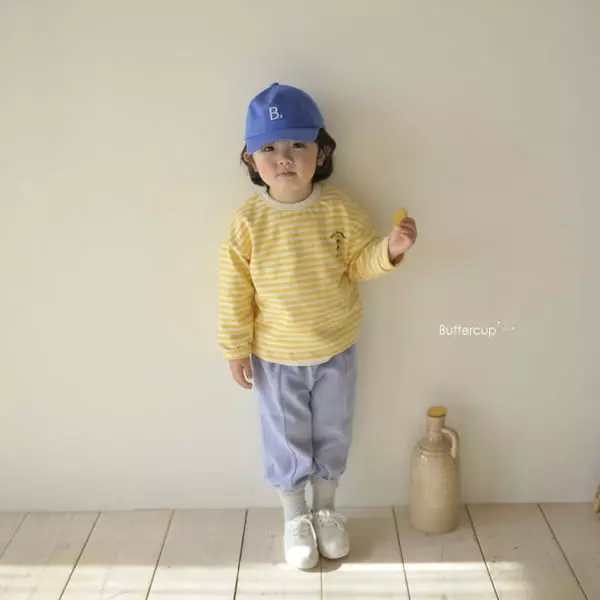 Buttercup - Korean Children Fashion - #childofig - Jumping Bear Stripes Tee - 12