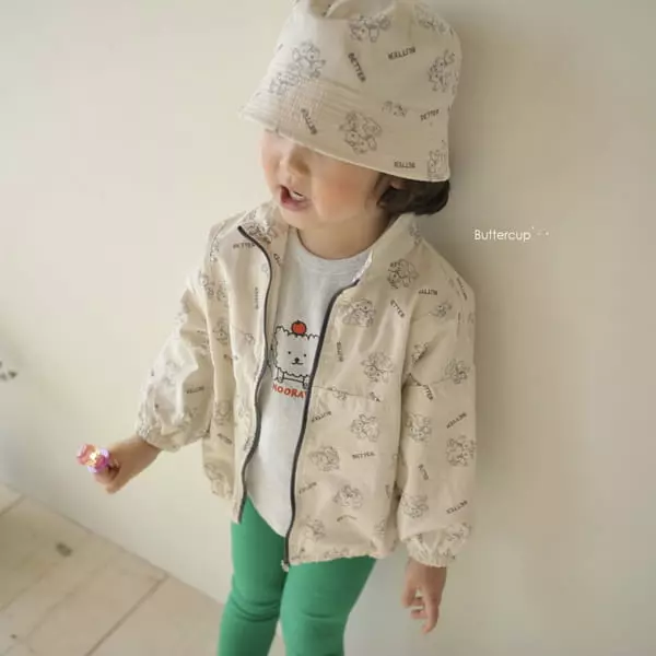 Buttercup - Korean Children Fashion - #childrensboutique - School Bear Reversible Bucket Hat - 12