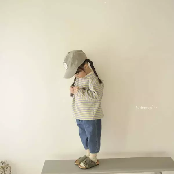 Buttercup - Korean Children Fashion - #littlefashionista - Jumping Bear Stripes Tee - 5