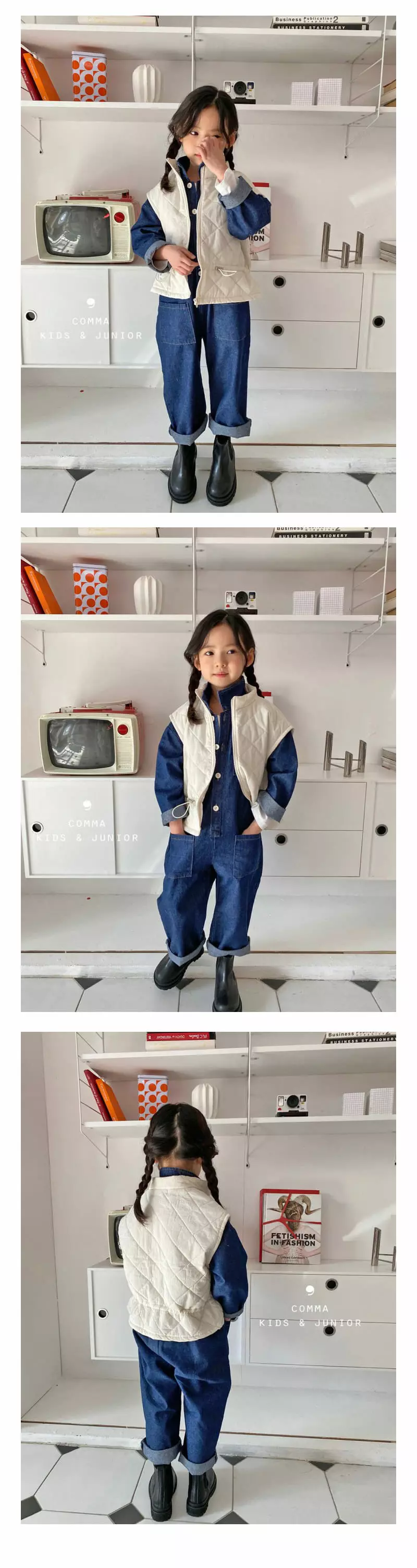COMMA - Korean Children Fashion Brand - #Kfashion4kids - Quilting Vest - 5