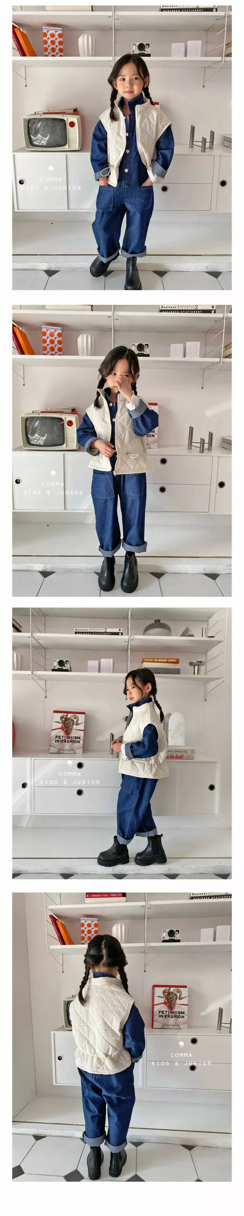 COMMA - Korean Children Fashion Brand - #kidsshorts - COMMA Jumpsuit - 3