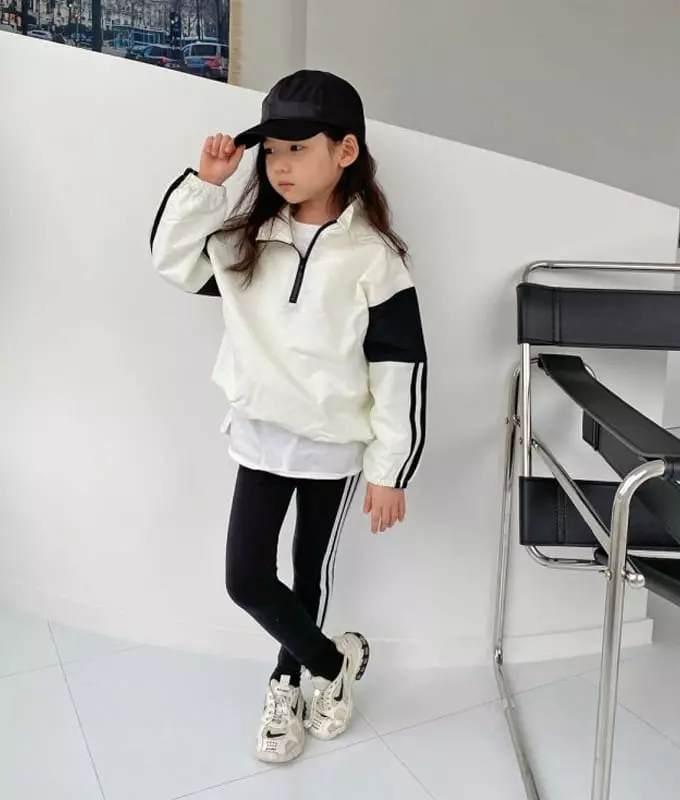 COMMA - Korean Children Fashion Brand - #kidsstore - Three Lines Windbreaker