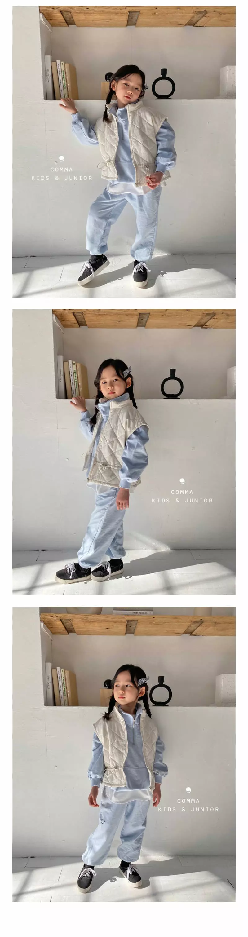 COMMA - Korean Children Fashion Brand - #kidzfashiontrend - Quilting Vest - 4
