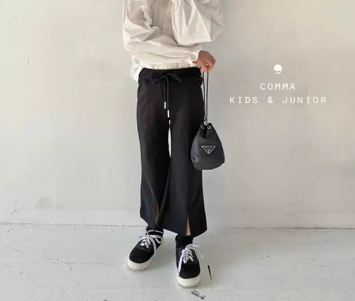 COMMA - Korean Children Fashion Brand - #littlefashionista - Slit Bootscut Pants