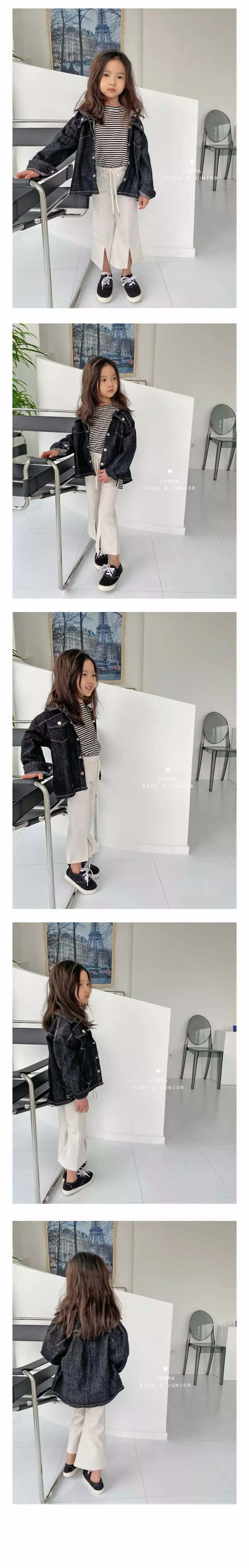 COMMA - Korean Children Fashion Brand - #minifashionista - Slit Bootscut Pants - 3
