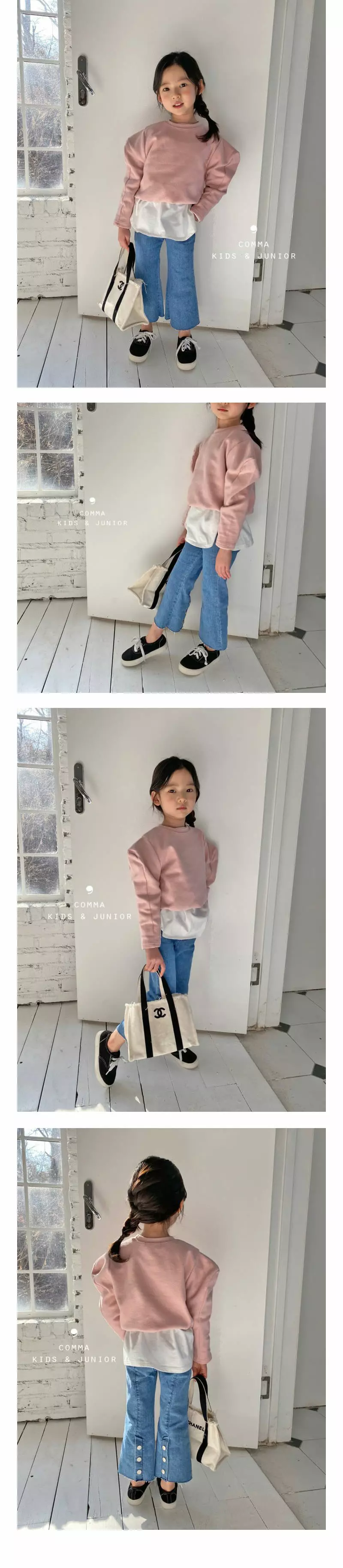 COMMA - Korean Children Fashion Brand - #prettylittlegirls - String Sweatshirt - 2