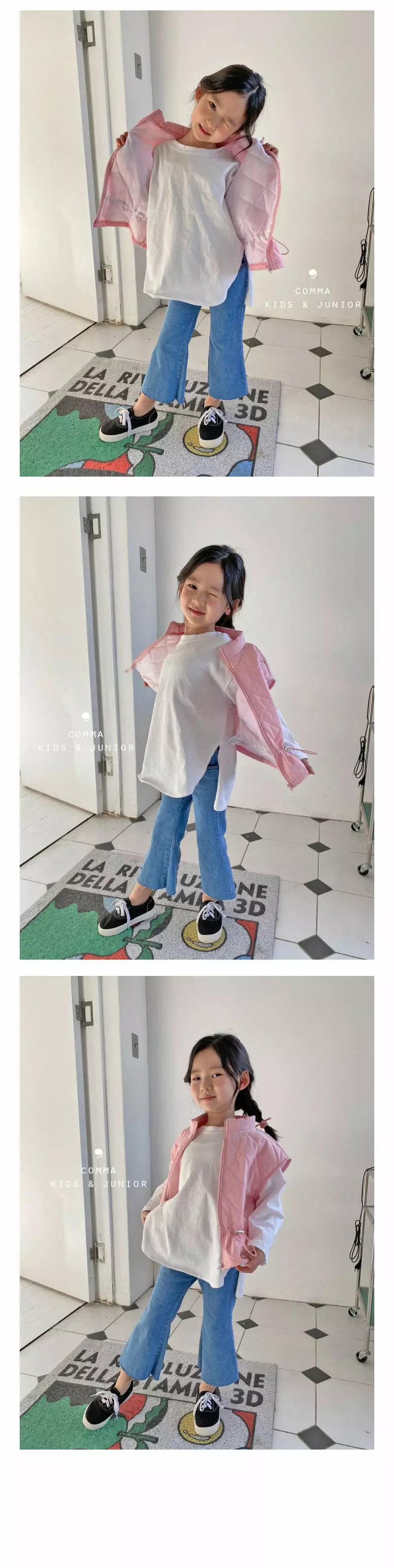 COMMA - Korean Children Fashion Brand - #prettylittlegirls - Denim Bootscut Pants - 5