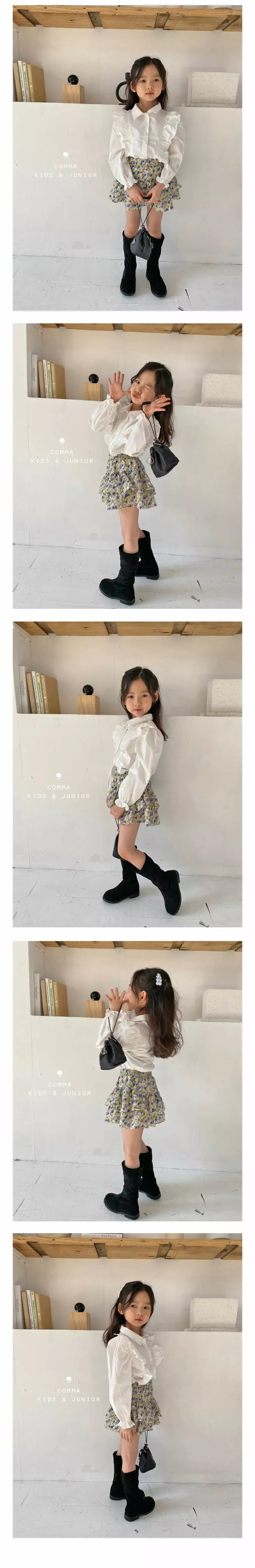 COMMA - Korean Children Fashion Brand - #toddlerclothing - Frill Blouse - 3