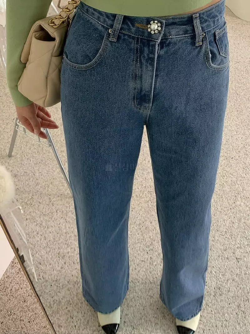 Cedar - Korean Women Fashion - #momslook - Button Wide Pants - 3