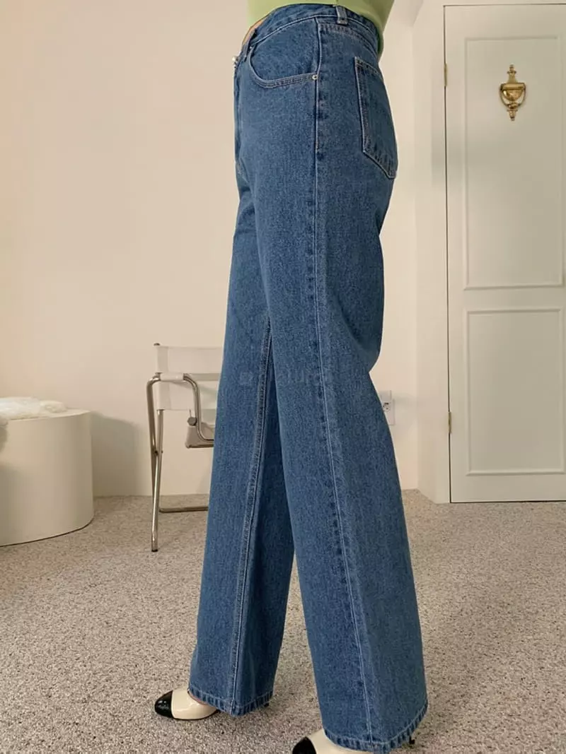 Cedar - Korean Women Fashion - #momslook - Button Wide Pants - 4