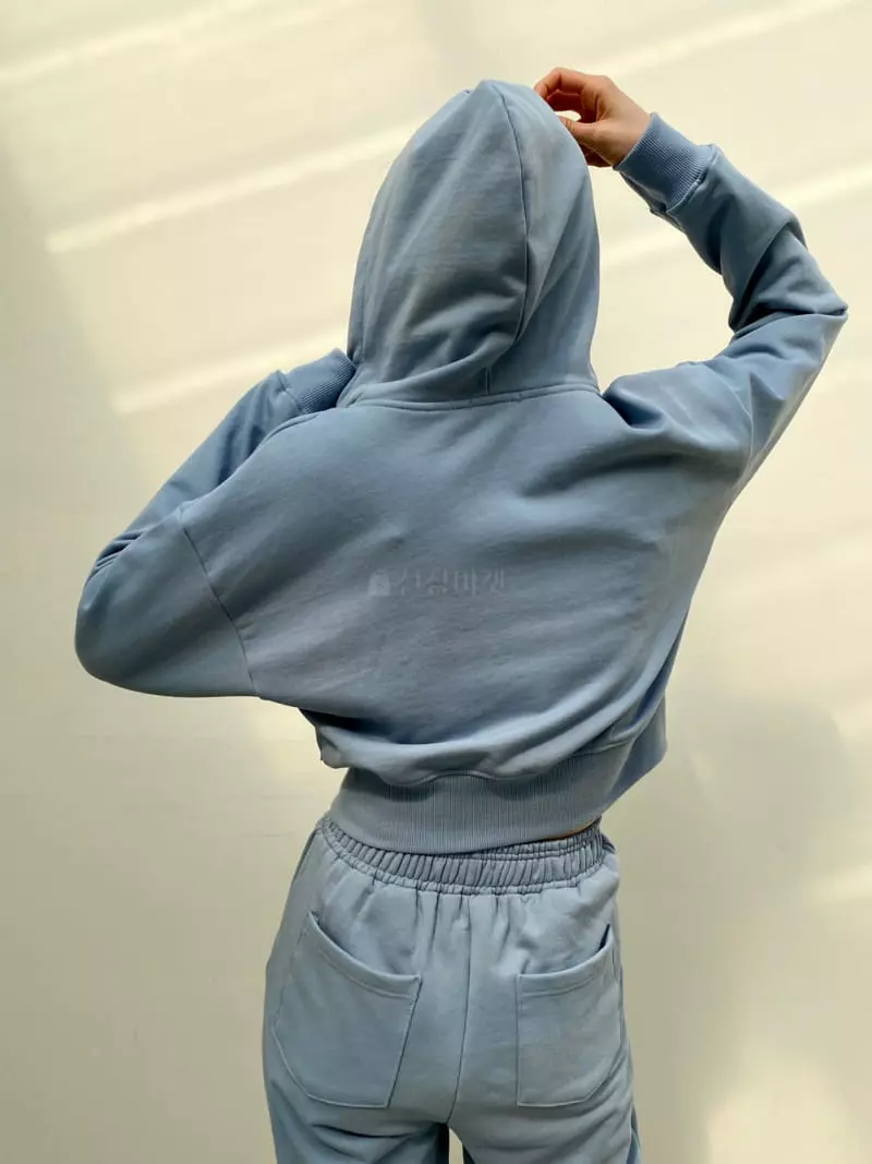 Cedar - Korean Women Fashion - #momslook - Crop Hoody Zip-up