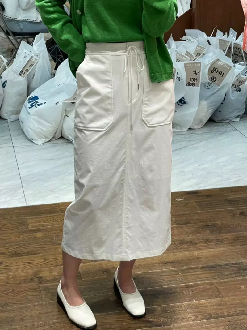 Cedar - Korean Women Fashion - #vintageinspired - String Long Skirt - 2