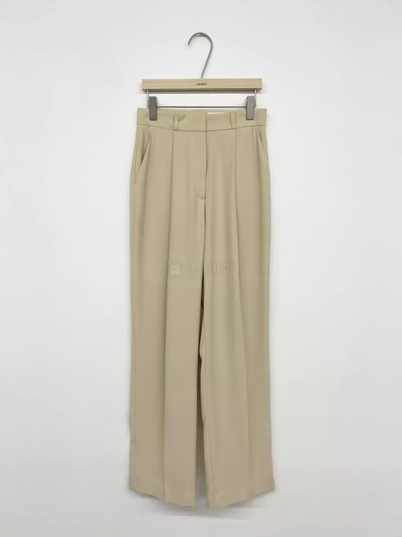 Cedar - Korean Women Fashion - #womensfashion - Pintuck Stright Pants
