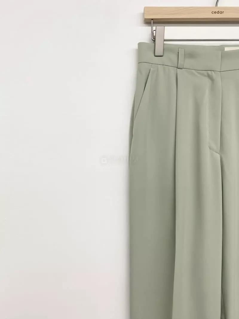 Cedar - Korean Women Fashion - #womensfashion - Pintuck Stright Pants - 3