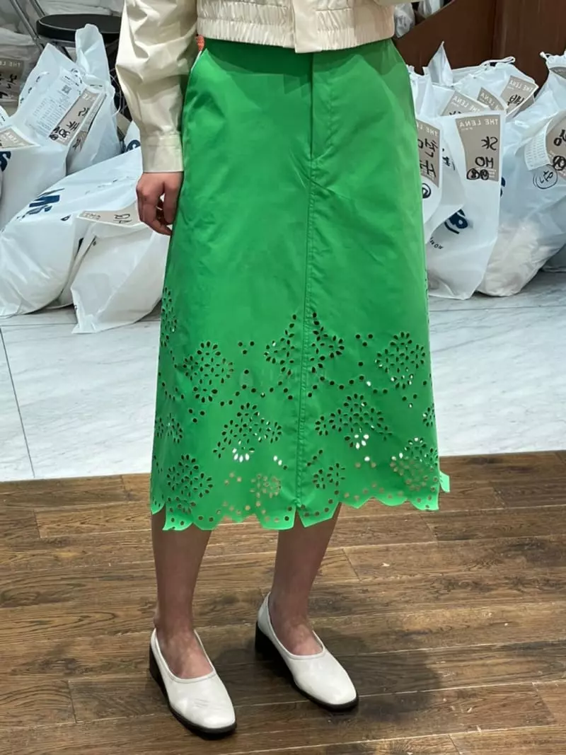 Cedar - Korean Women Fashion - #womensfashion - Punching Skirt - 2