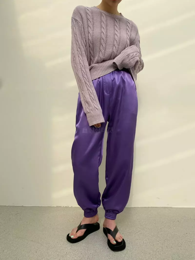 Cedar - Korean Women Fashion - #womensfashion - Crip Banding Pants - 3