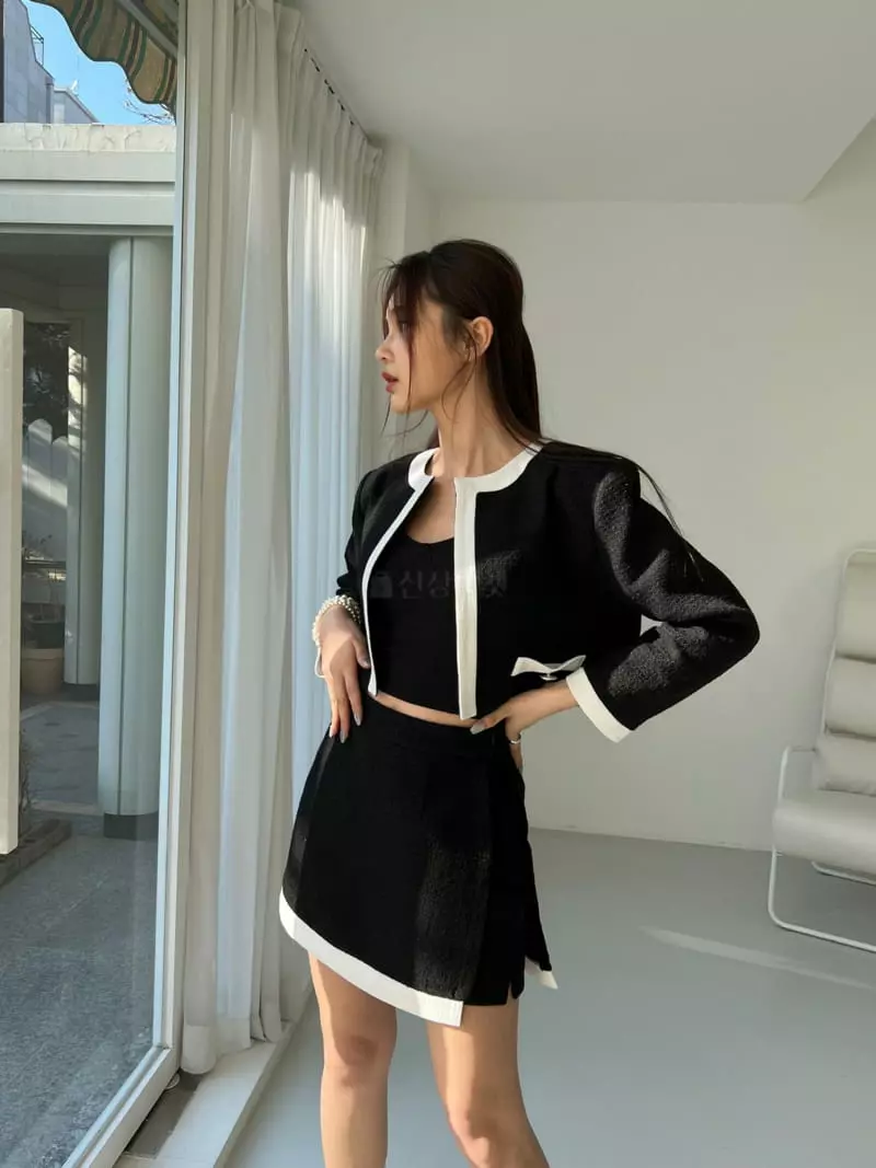 Chapter - Korean Women Fashion - #momslook - Jay Tweed Jacket - 3