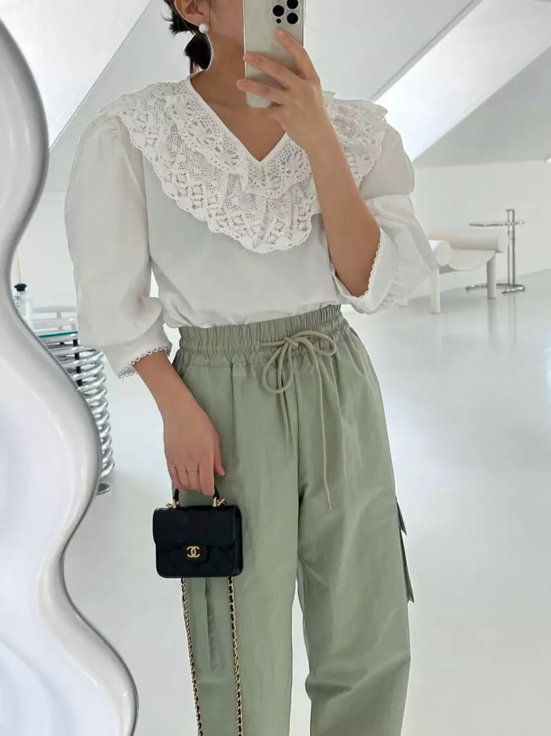 Chapter - Korean Women Fashion - #momslook - Perfume Lace Blouse - 2