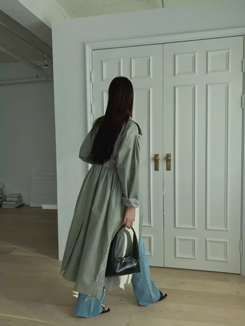 Chapter - Korean Women Fashion - #momslook - Just Lace Trench Coat
