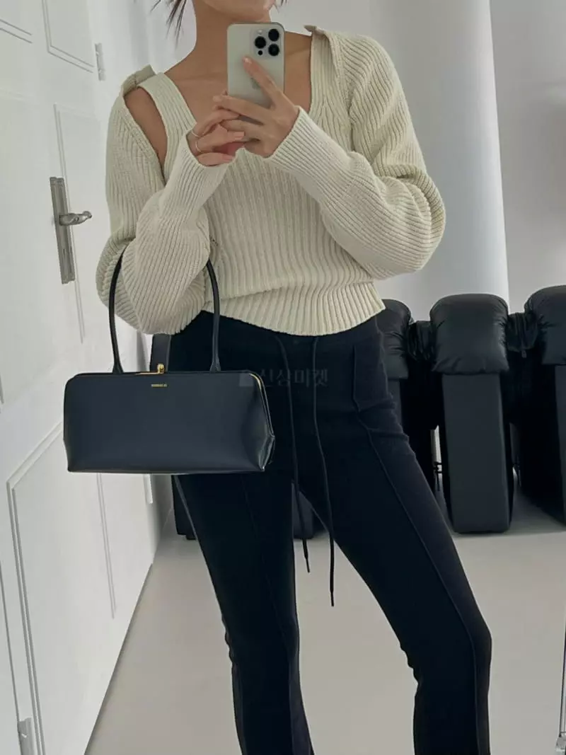 Chapter - Korean Women Fashion - #momslook - Bolero Knit set - 2