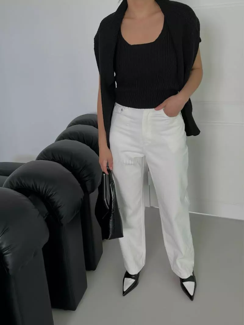 Chapter - Korean Women Fashion - #momslook - Bolero Knit set - 3