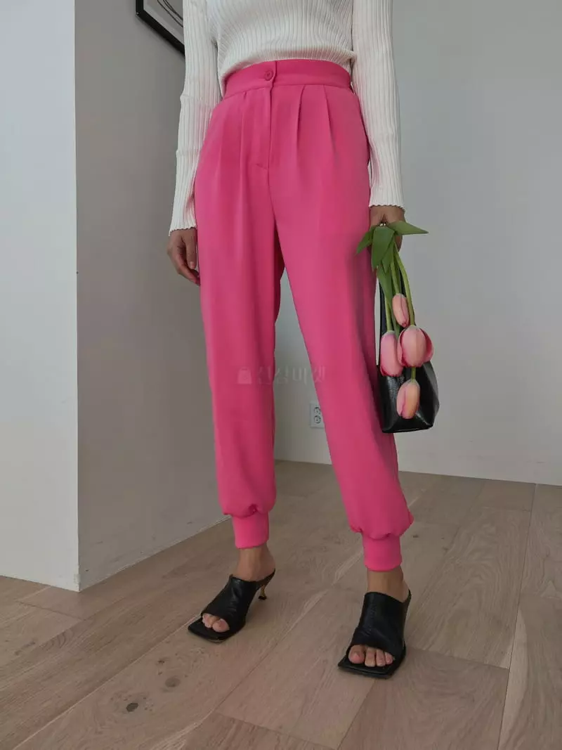Chapter - Korean Women Fashion - #thatsdarling - Belly Jogger Pants - 2