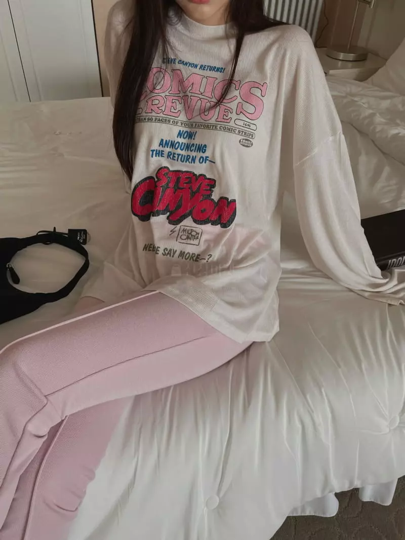 Chapter - Korean Women Fashion - #vintagekidsstyle - Color Rouge Tee - 2