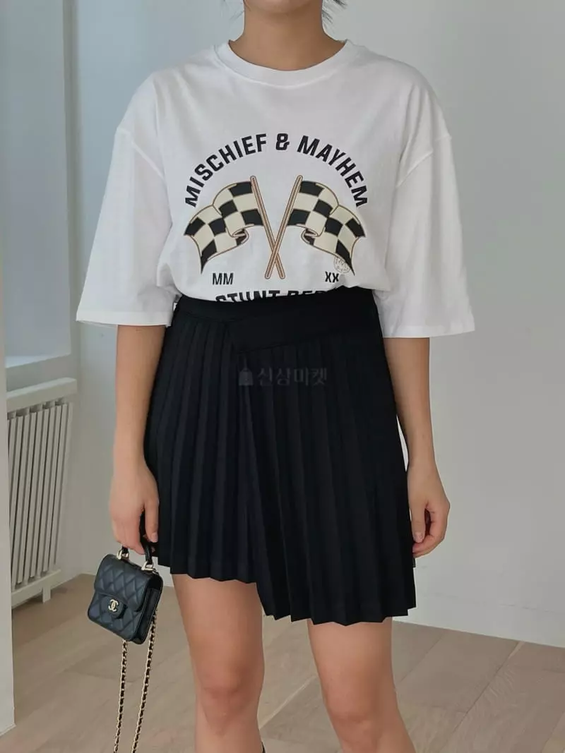 Chapter - Korean Women Fashion - #womensfashion - Star Pleats Skirt