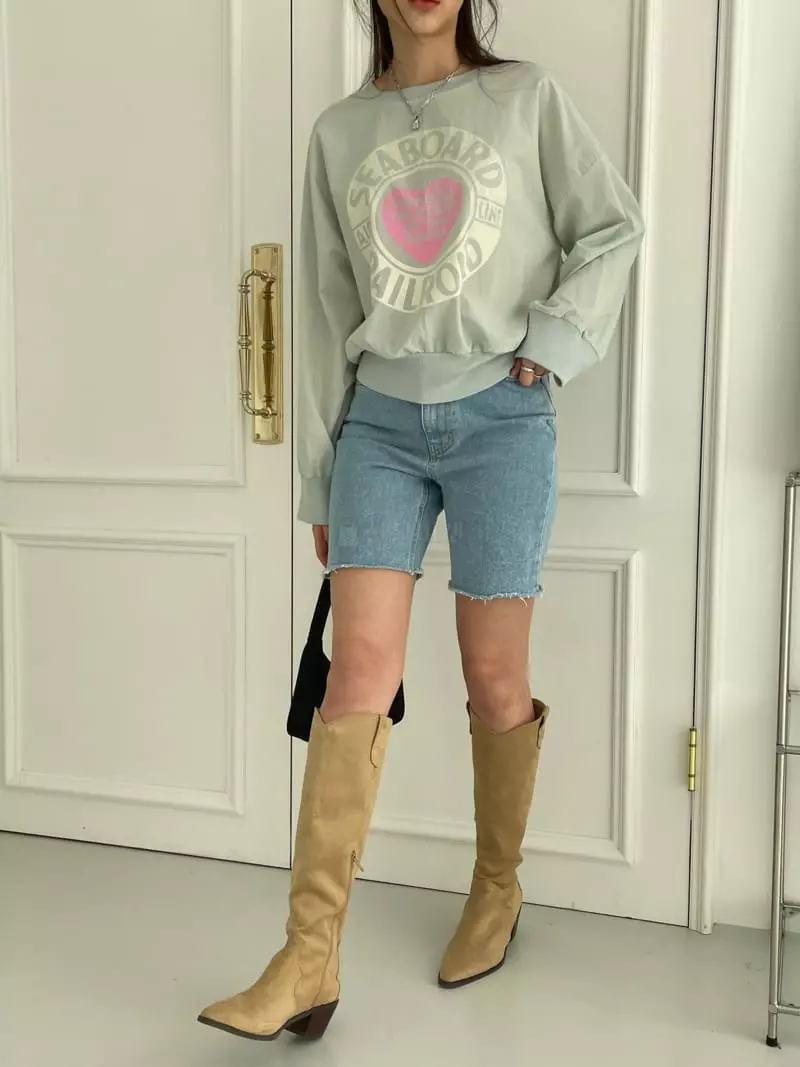 Chapter - Korean Women Fashion - #womensfashion - Road Cotton Sweatshirt - 2