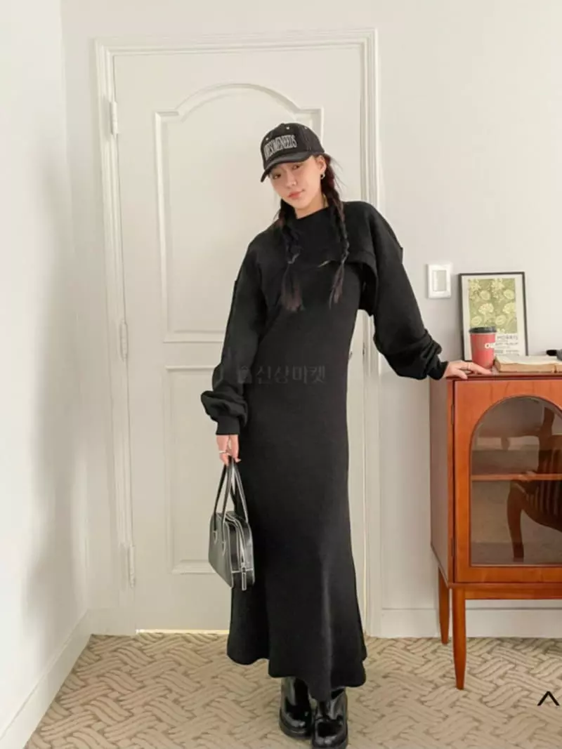 Chapter - Korean Women Fashion - #womensfashion - Simple Sleeveless One-piece - 3
