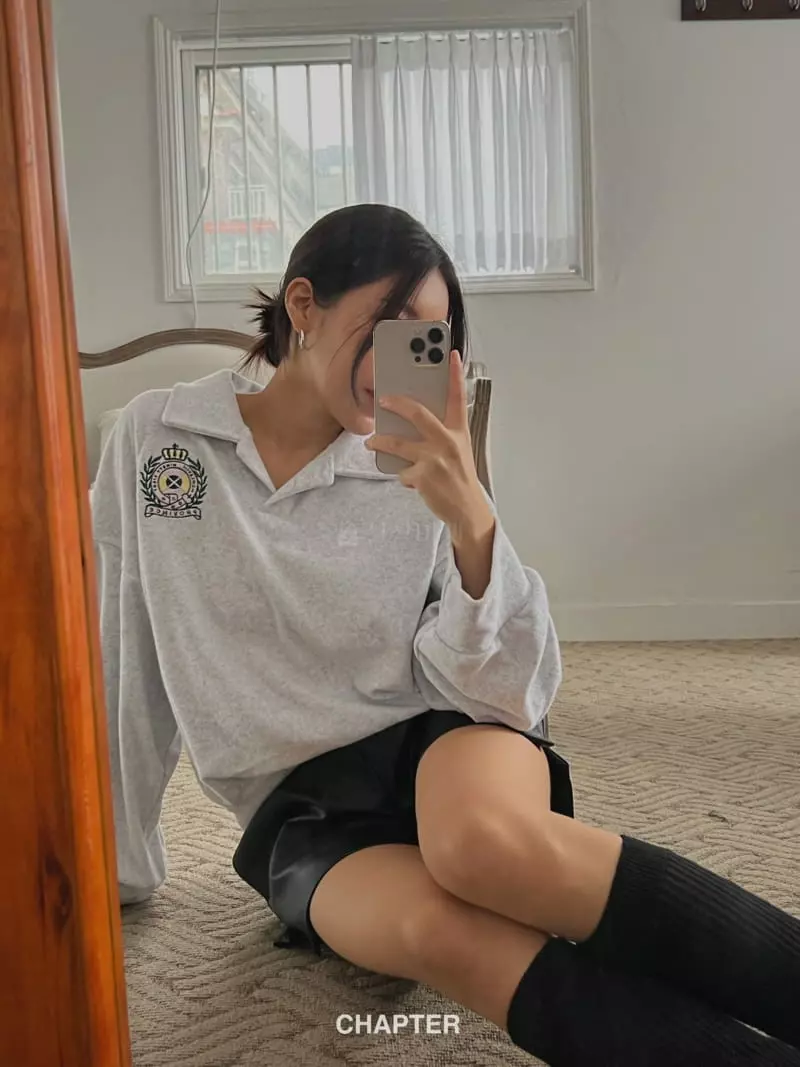 Chapter - Korean Women Fashion - #womensfashion - Wolgye Collar Sweatshirt