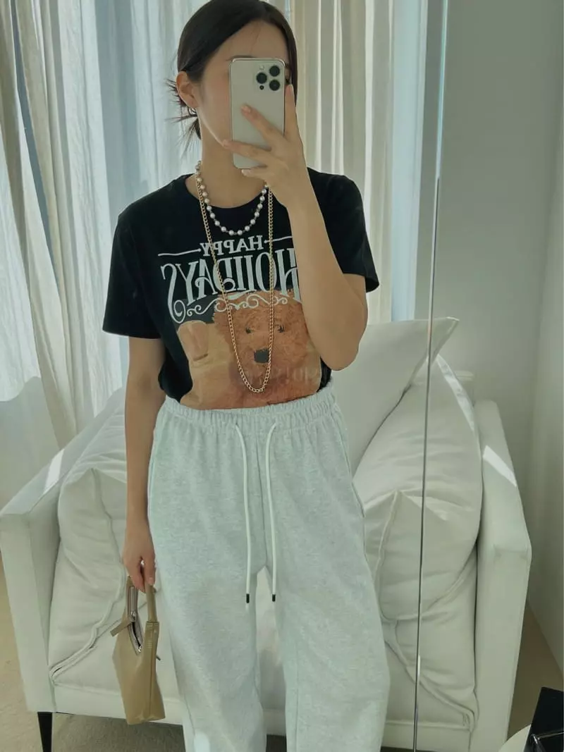 Chapter - Korean Women Fashion - #womensfashion - Bubble Bear Tee - 2