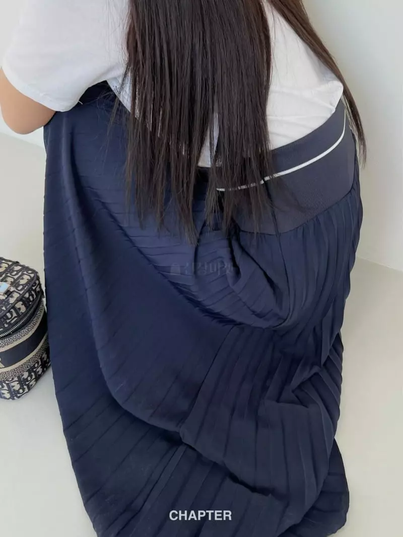 Chapter - Korean Women Fashion - #momslook - Catch Pleats Skirt - 4