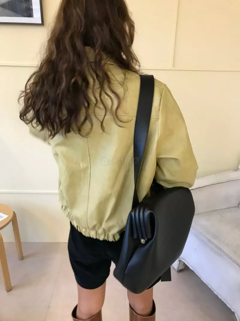 Charlotte - Korean Women Fashion - #womensfashion - Leather Jacket - 4